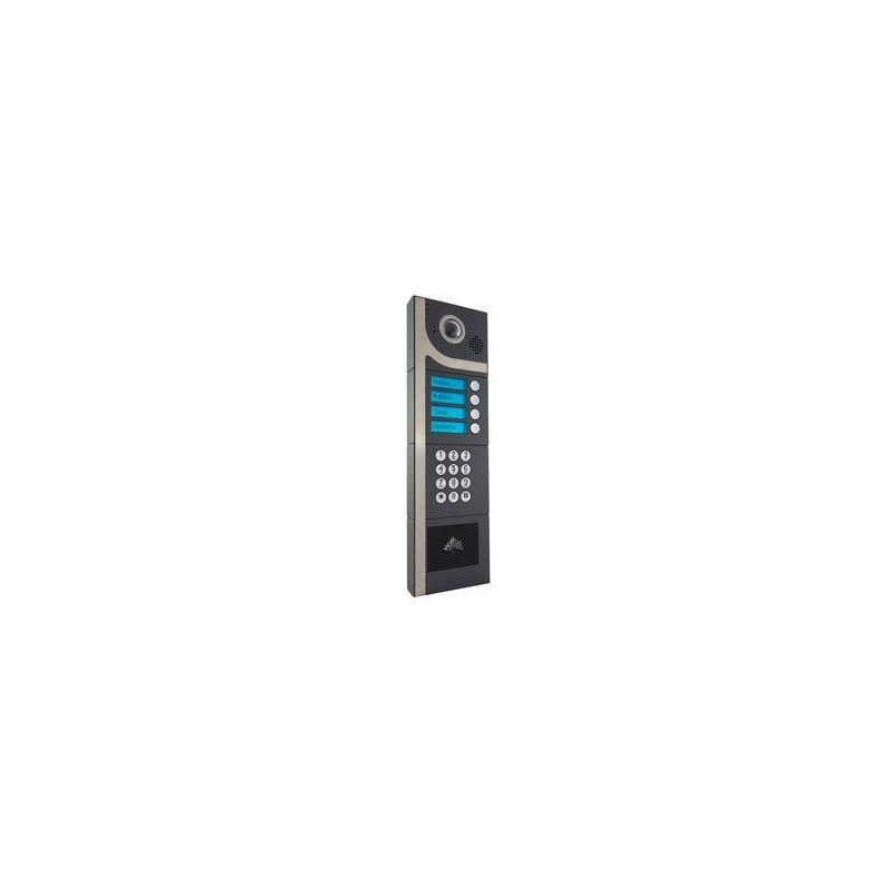 Interphone vidéo intracode + centrale de gestion 2 portes